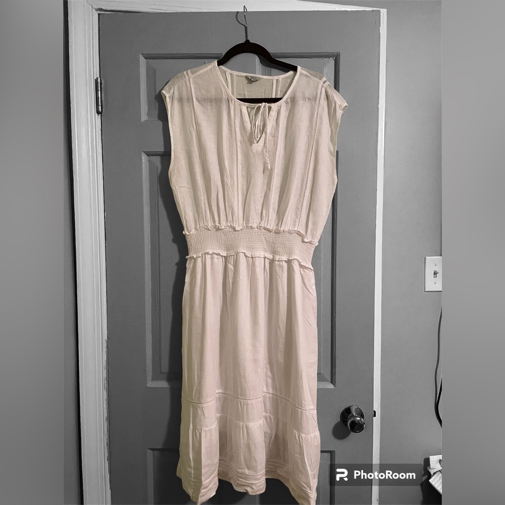 Gently Used Rails Ashlyn Stripe Linen Blend Dress L